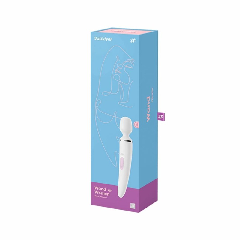 Masażer - Satisfyer Wand-Er Women White